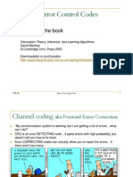 Basics of Error Control Codes: Drawing From The Book