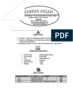 KAmran Ansari CV