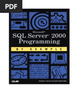  Microsoft SQL Server 2000 Programming by Example