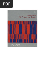 O Prazer Do Texto Barthes