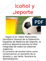 Alcohol y Deporte
