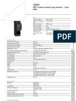PRF1 Master Modular Surge Arrester 1 Pole 440V Data Sheet