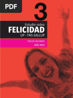 INFORME DE LA ENCUESTA SOBRE "FELICIDAD" - 2012