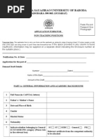 Application Form for Non-Teaching Positions