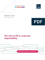 CIPD HR & Corporate Responsibility