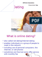 Online dating PowerPoint presentasjon