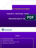 Clase I Promocion y Educacion para La Salud 2012 - 1 - Enviar
