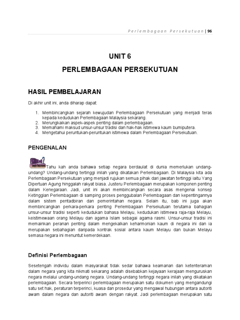 Perlembagaan Persekutuan Pdf