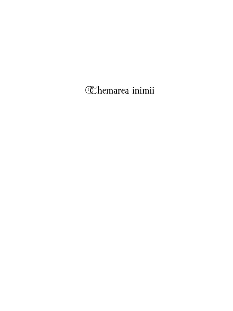 Chemarea Inimii | PDF