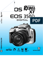 Manual Oficial Canon EOS Digital Rebel XT EOS 350D Digital (Es)