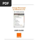 Download User Guide - Orange Messenger by Windows Live English v1 by ukpaul12444 SN13852281 doc pdf