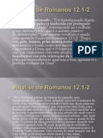 Analise de Romanos 12