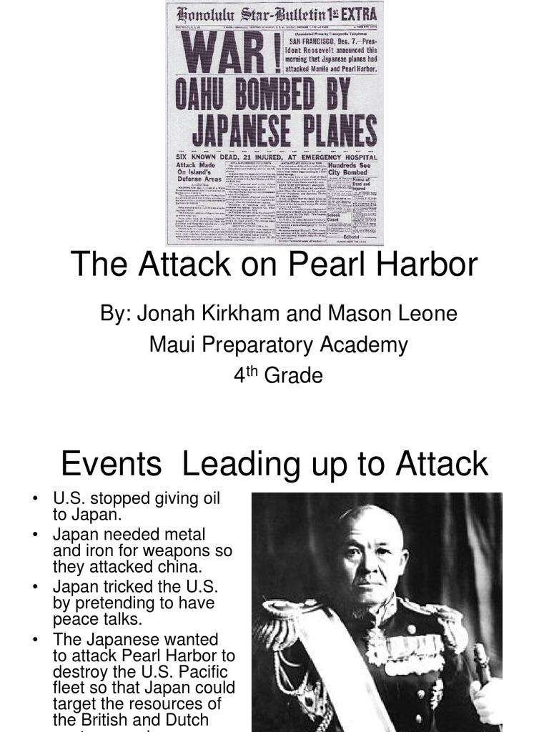 Pearl Harbor Attack Overview and Impact | PDF | Attack On Pearl Harbor ...
