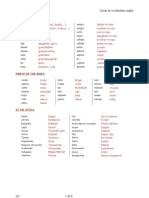 Listas de Vocabulario