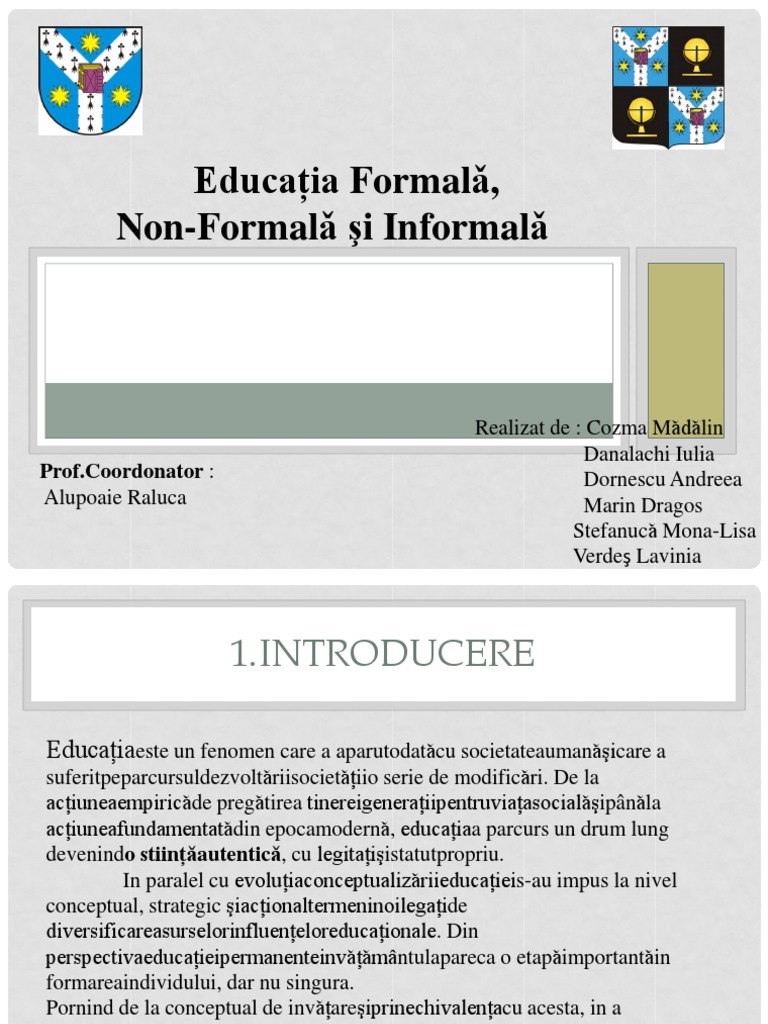 Prezentare Educatia Formala Non Formala Si Informalaaaaaa Ppt