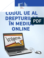 Codul UE Al drepturilor in mediul on-line