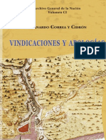 Bernardo Correa y Cidrón - Vindicaciones y Apología PDF