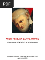 Assim Pensava Santo Afonso
