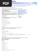 Sap System Profiles