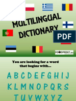 Multilingual Dictionary I PDF