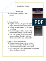 How to Use iMovie