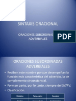SINTAXIS ORACIONAL. SUBORDINADAS ADVERBIALES.pptx