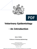 Veterinary Epidemiology. Pfeiffer