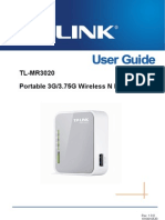TL-MR3020 User Guide