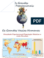 8º Ano - Grandes Concentrações Populacionais e Vazios Humanos (A Melhorar Mta Informação) PDF