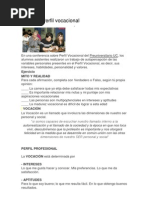 Ejercicio Perfil Vocacional