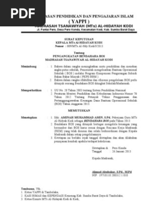 Sk Bendahara Bos Mts Pdf