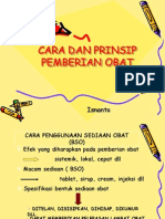 Cara & Prinsip Pemberian Obat1