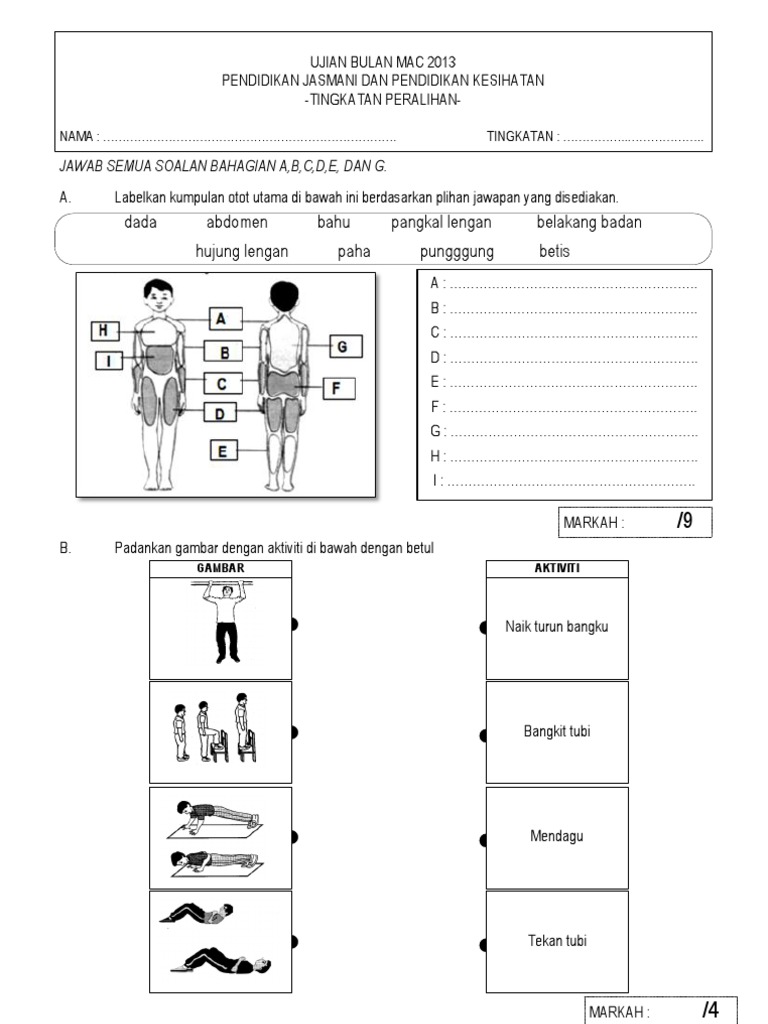 Ujian Pjpk Bulan Mac 2013 Peralihan