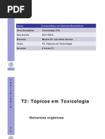 Solventes orgânicos