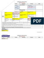 Summer 2013 Course Schedule As of Monday Tuesday Wednesday Thursday Friday