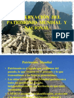 Patrimonio Cultural y Natural