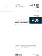 NBR - 9050 - Acessibilidade a edificações, mobiliário, espaços e equipamentos urbanos