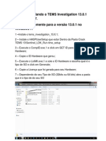 Tutorial Instalando o TEMS Investigation 13.0.1 No Windows 7 PDF