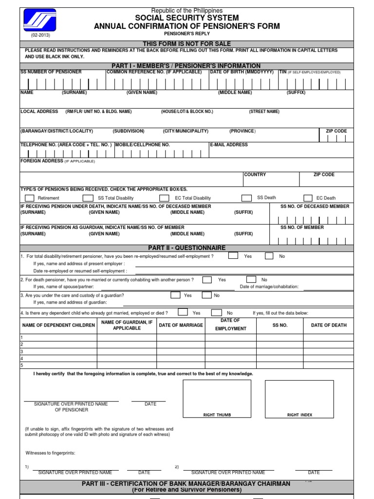 ACOP Form | PDF | Identity Document | Social Security (United States)