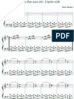 AMAZING SHORT Sheet Music Score Piano Yann Tiersen Comptine Dun Autre Ete Amelie Poulain