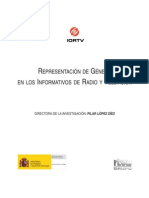 Representacion de Genero en Los Informativos de Radio y Television PDF