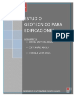 Estudios Geotécnicos para Edificaciones