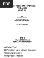 Download Bab II Kajian Teori Dan Hipotesis Tindakan Dalam Ptk by Mulkanudin Minf SN138624422 doc pdf