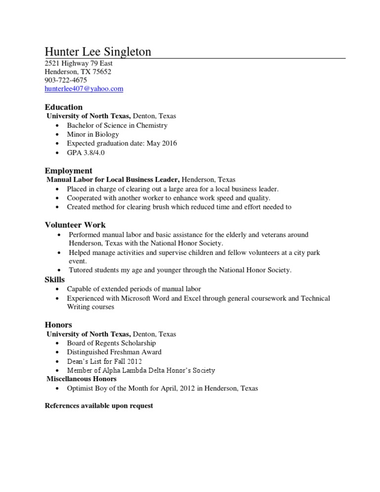 Resume Rough New | PDF
