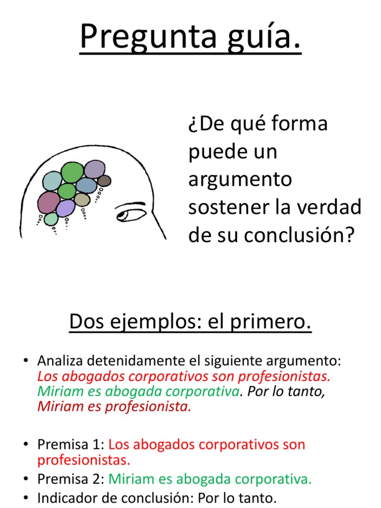 5 Razonamiento Deductivo E Inductivo 1 Argumento Razonamiento