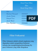 Band Pass Filter and Band Stop Filter New