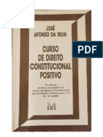 Curso de Direito Constitucional Positivo - JOSÉ AFONSO DA SILVA