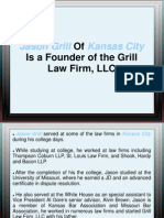 Of Is A Founder of The Grill Law Firm, LLC: Jason Grill Kansas City