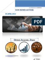 Daily Option News Letter 30april2013