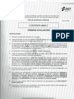 Test Examen Profesor de Formación Vial - Primera Evaluación - Cuestionario C (25.04.2013)